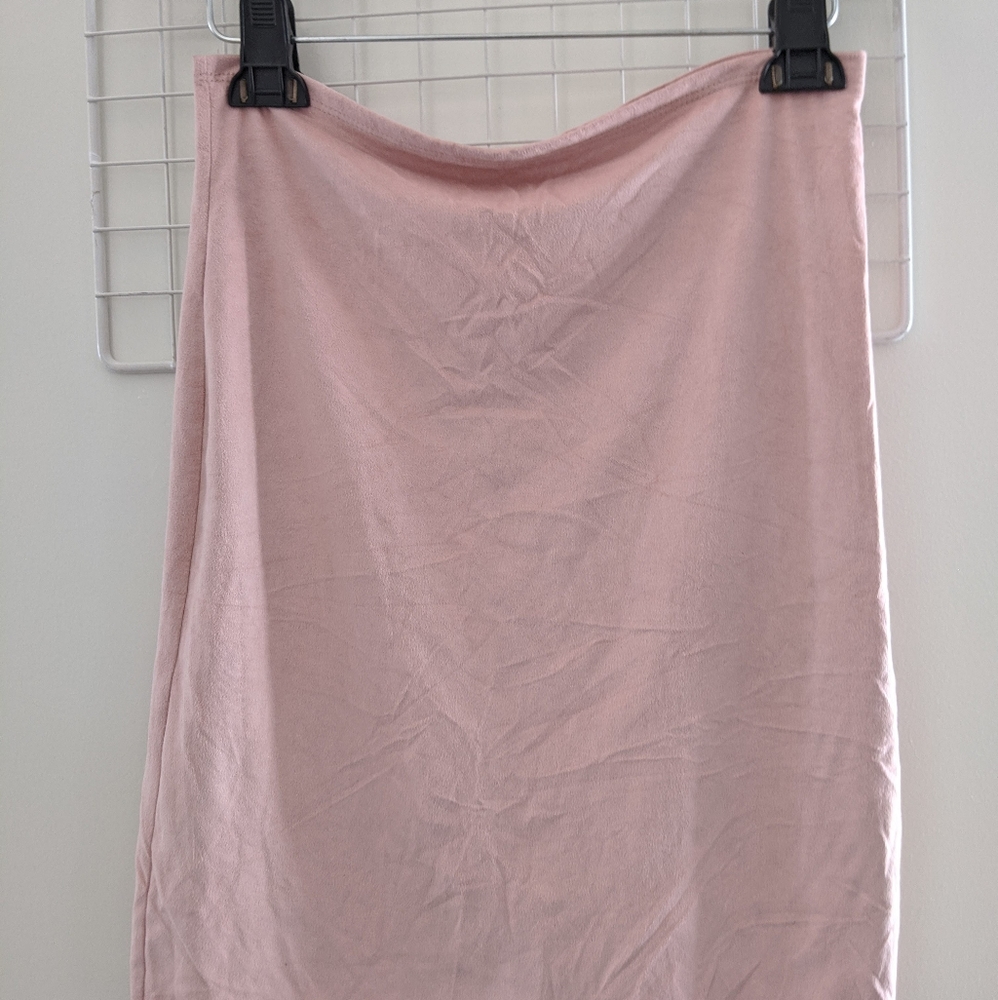 Rosy pink pencil skirt size large